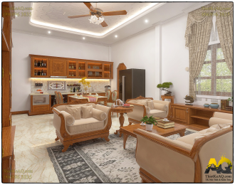 Nội thất nhà Anh Lịch- Nhà cấp 4 