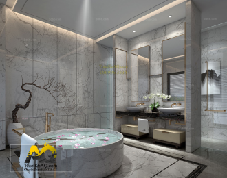 Phòng tắm - Phong cách thiết kế Trung Quốc