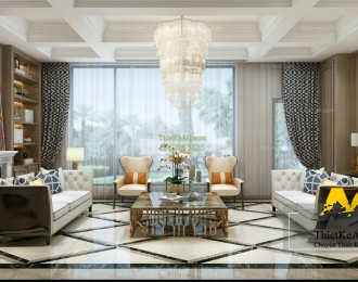 Phòng khách - Phong cách thiết kế Mỹ