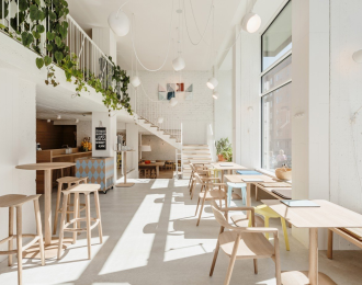 Phong cách tối giản và sự tinh tế trong phong cách thiết kế quán cafe