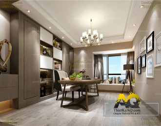 Phòng làm việc - Phong cách thiết kế Trung Quốc