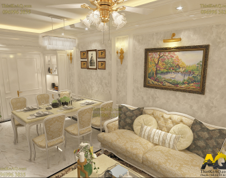 Chung cư 80m2 - tân cổ điển