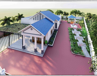 Nhà mái Thái sân vườn siêu rộng (10,5x39) - Chị Chi (Long Hải)