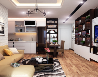 Nội thất chung cư Ecolife sang trọng