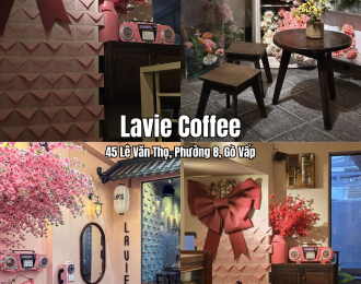 Review quán Lavie Coffee màu hồng lãng mãn, chân ái cho mọi người