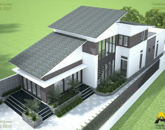 Thi công xây dựng biệt thự mini của anh Hà. Đaklak