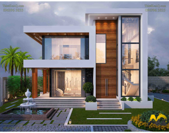 Biệt thự sân vườn 2 tầng hiện đại (10.2x12.3) - Anh Phú (Phan Thiết)