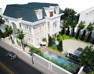 Biệt thự cổ điển nhà chị Tú - Hoc môn