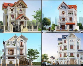 +111 Mẫu Biệt Thự, Dinh Thự, Villa, Trang Viên, Lâu Đài Tân Cổ Điển đẹp nhất 