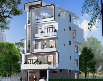 Tổng Hợp Những Mẫu Nhà mái Bằng Hai Mặt Tiền Đẹp Nhất Hiện Nay