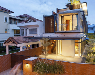 Thiết kế nhà phố phong cách hiện đại