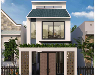 Nhà gác lửng mái Ngói 4.5x18