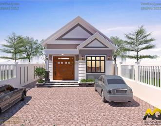 Nhà cấp 4 mái thái 3 phòng ngủ (7,6x16,6) - Anh Hải (Đồng Nai)