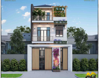 Nhà phố 3 tầng hiện đại sang trọng (6,5x20) - Anh Phương (Nha Trang)