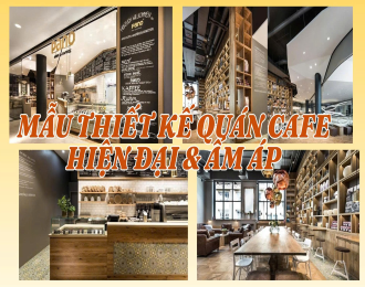 Mẫu thiết kế quán cafe sang trọng – điểm hẹn lý tưởng cho trải nghiệm ấn tượng
