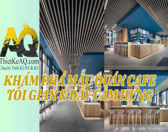 Mẫu thiết kế quán cafe hiện đại – Không gian mở, tinh tế và đầy cảm hứng