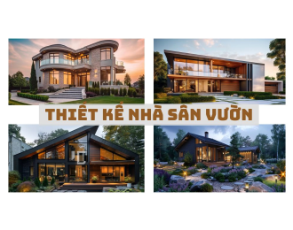THIẾT KẾ NHÀ SÂN VƯỜN