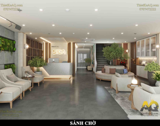 Thiết kế nội thất thẩm mỹ viện SICA