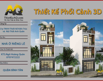 Thiết kế kiến trúc nhà phố hiện đại- nhà chị Hạnh