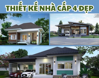 THIẾT KẾ NHÀ CẤP 4 ĐẸP
