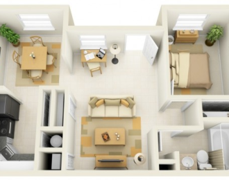 24 bản mẫu thiết kế nội thất chung cư mini