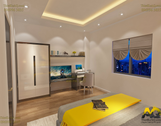thiết kế nội thất phòng ngủ hiện đại