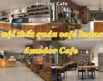 Ý tưởng thiết kế quán café Industrial độc đáo với phong cách Vintage