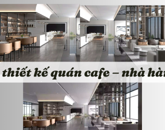 Thiết kế quán ăn kết hợp cafe