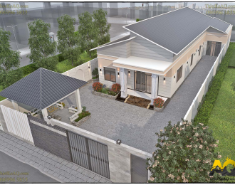 Nhà vườn cấp 4 mái lệch 234m2 - Chị Loan (Đồng Nai)