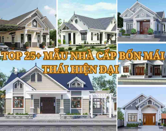 TOP 25+ MẪU NHÀ CẤP BỐN MÁI THÁI ẤN TƯỢNG