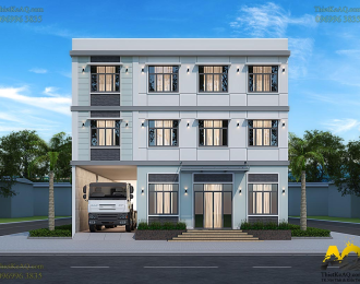 Nhà văn phòng kết hợp nhà xưởng (14,3x24) - Anh Trung (Tiền Giang)