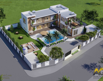 Villa Sân Vườn Hiện Đại, Sang Trọng