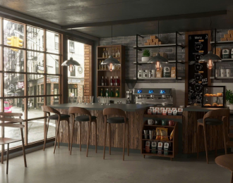 Thiết Kế Quán Cà Phê Hiện Đại Phong Cách Châu Âu