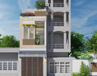 Thiết Kế Xây Dựng Trọn Gói Nhà 2 Tầng 1 Tum - 266/4/11 Nguyễn Văn Lượng - Gò Vấp
