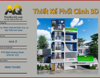 Thiết Kế Nội Ngoại Thất Căn Hộ 5 Tầng - Ninh Thuận