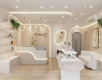 Thiết Kế Khu Vực Tiếp Tân Thẩm Mỹ Viện Ấn Tượng