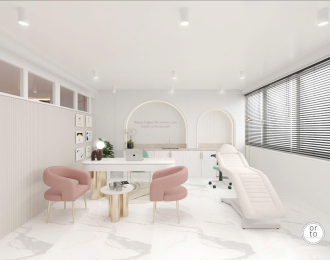 Thiết Kế Thẩm Mỹ Viện Mini Vẫn Sang Trọng