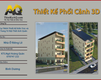 Thiết Kế Căn Hộ 5 Tầng - Căn Hộ Cho Thuê - Bình Dương