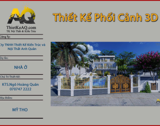 Thiết Kế Biệt Thự 3 Tầng - 11,5x12 - 55/4 Trần Hưng Đạo , Mỹ Tho