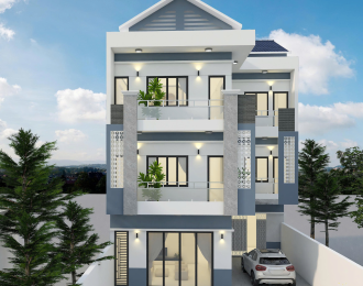 Nhà 3 Tầng Mái Thái - 10x30 - Võ Nguyên Giáp , Phú Mỹ , Bà Rịa Vũng Tàu