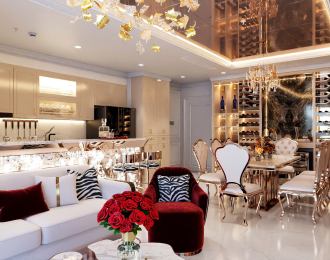 Nội Thất Ở LankMark81 Phong cách Luxury - 40m2