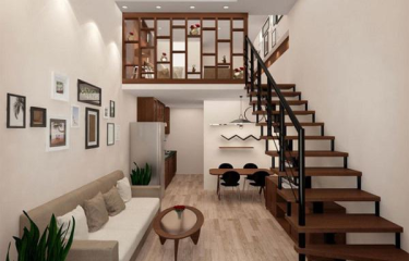 nhà cấp 4 có gác lửng đẹp dành cho vợ chồng trẻ