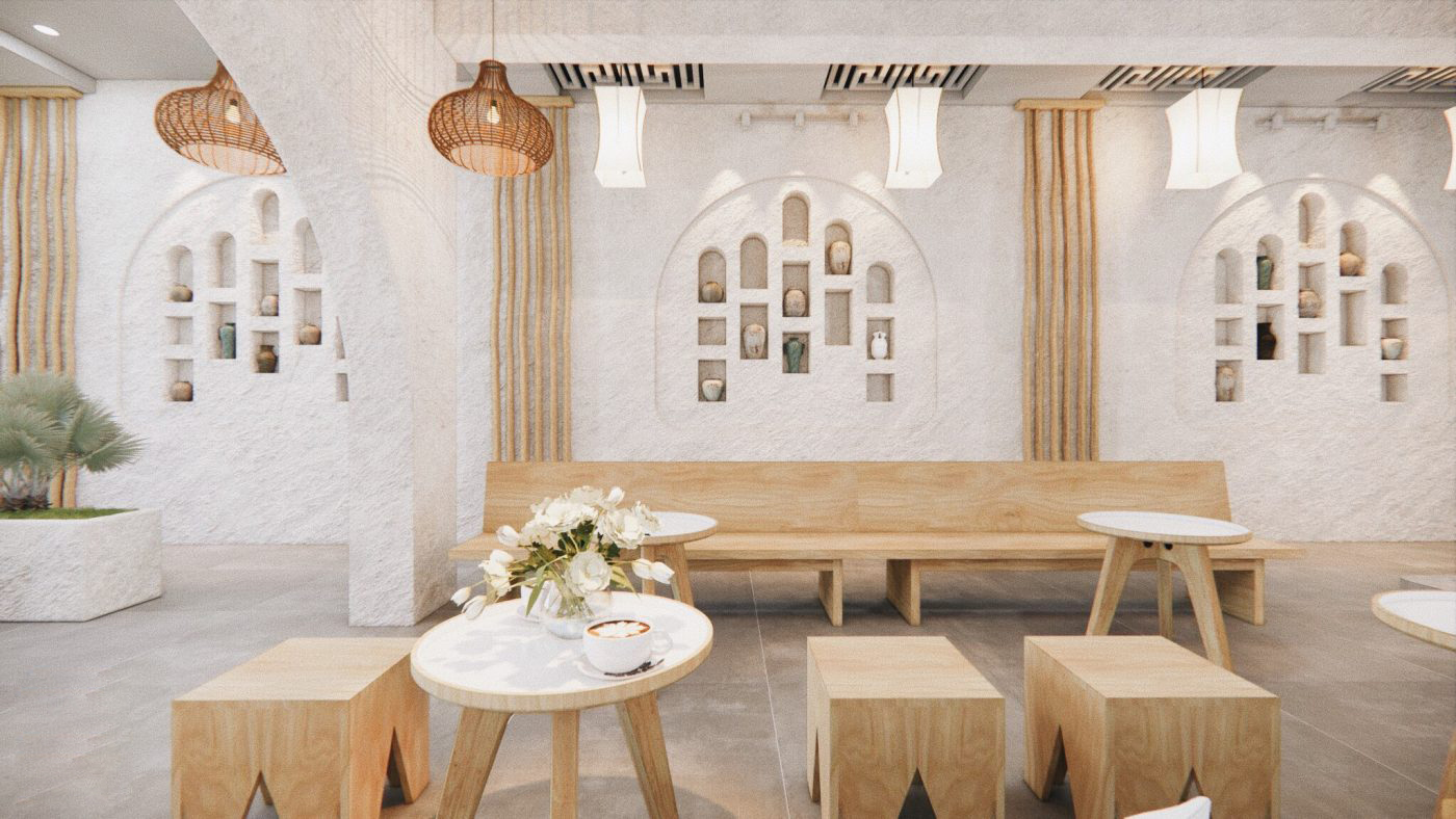 Phong cách tối giản và sự tinh tế trong phong cách thiết kế quán cafe 2